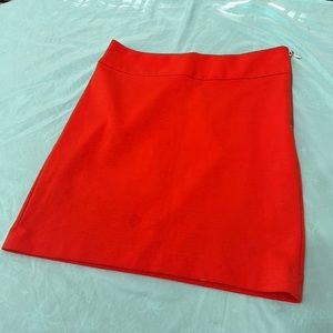 Banana Republic red mini skirt. Size OP petite